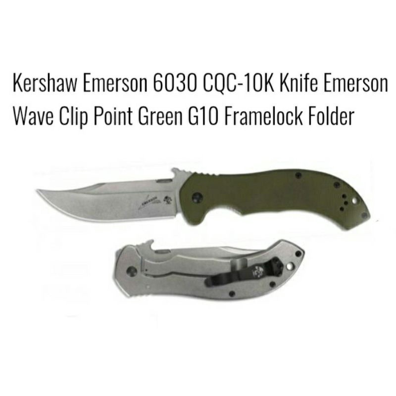 มีดพับ Kershaw Emerson CQC-10K, 6030