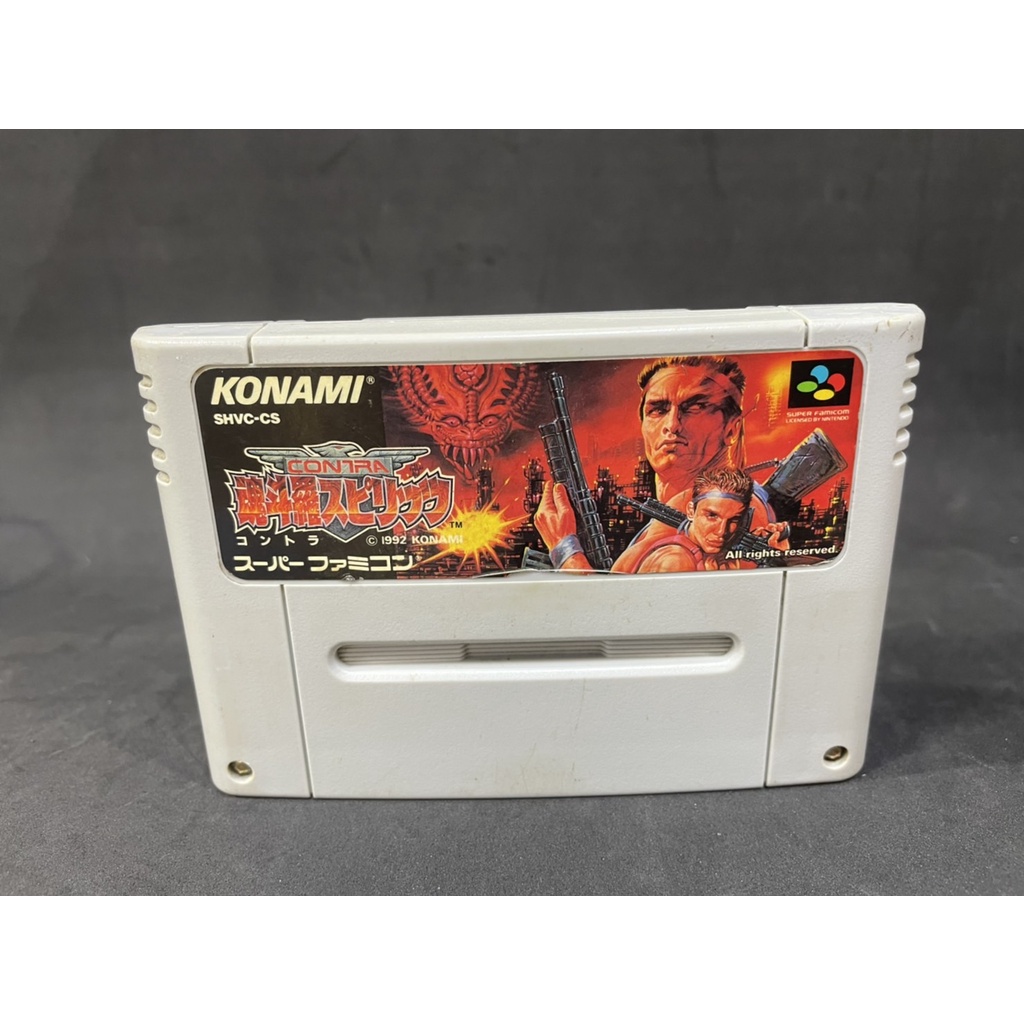 ตลับเกมส์ Super Famicom Game : Contra Spirits : SFC Game