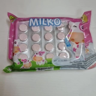 นมอัดเม็ด แพ็คใหญ่ แบบแพ็ค มิวโก้ ตรา milko นมเม็ด หวาน ช็อค สตอ ขนมยุค 90's