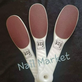 PSHINE🇯🇵ที่ขัดส้นเท้าด้ามพลาสติก#สีขาวWhite เกรดพรีเมี่ยม Beauty Foot file 🇯🇵นำเข้าจากญี่ปุ่น