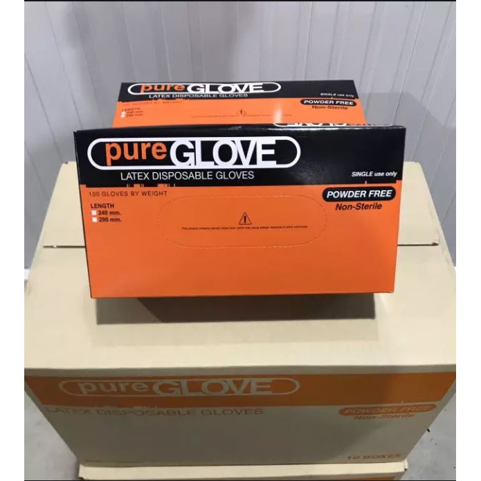 pure glove latex disposable gloves