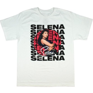 tshirtเสื้อยืดคอกลมฤดูร้อนเสื้อยืด ลาย Selena Quintanilla สไตล์วินเทจ ไซซ์เต็มSto4XL