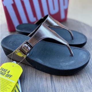 รองเท้า Style Fitflop เรียบหรูดูดี รองเท้าเพื่อสุขภาพ รุ่นเข้มขัดปรับสายได้ *มีเก็บเงินปลายทาง💰 F12