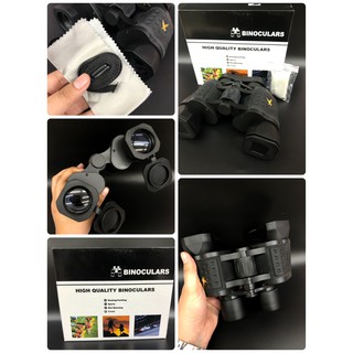 กล้องส่องทางไกลBinoculars 8x40(Black) กำลังขยาย8X40เท่าระยะการมอง 3-5 กม.
