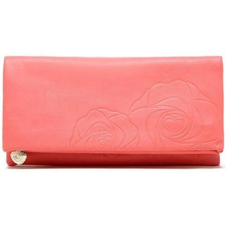 Lulugift Peach Rose Unique Retro PU Leather 2 Ways Purse