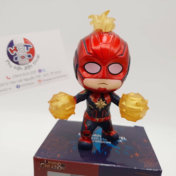 Captain Marvel Cosbaby Chibi Avengers 4 Endgame Model