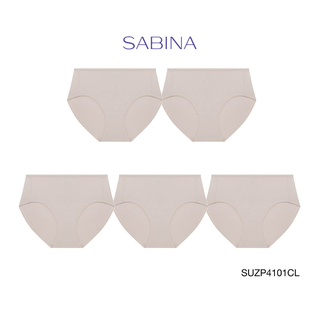 Sabina กางเกงชั้นใน (Set 5 ชิ้น) (ทรง Half) รุ่น Panty Zone รหัส SUZP4101CL สีเนื้ออ่อน