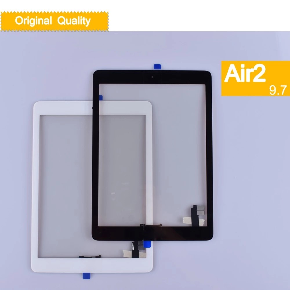 สําหรับ Apple iPad Air 2 Air2 iPad 6 A1567 A1566 หน้าจอสัมผัส Digitizer แผงสัมผัสกระจกด้านหน้า