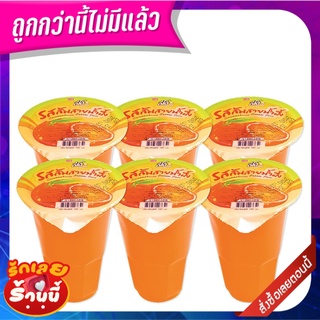 ดีโด้ น้ำส้มสายน้ำผึ้ง 10% 140 มล. แพ็ค 6 ถ้วย Deedo Sainampheung Orange Juice 10% 140 ml x 6