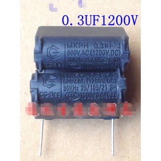 ตัวเก็บประจุหม้อหุงข้าว 0 . 3 uf 1200 v mkp จํานวน 10 ชิ้น