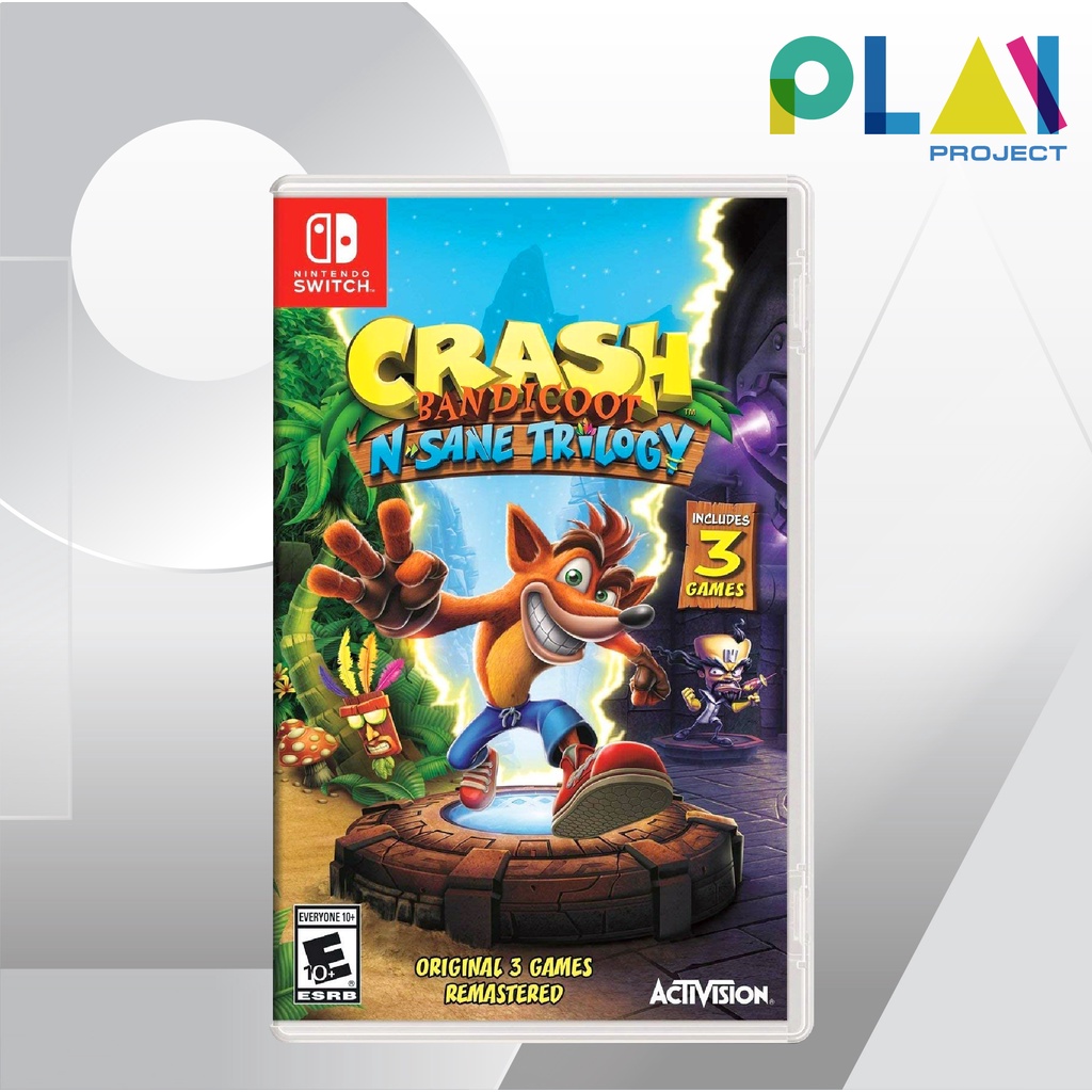 Nintendo Switch : Crash Bandicoot : N Sane Trilogy [มือ1] [แผ่นเกมนินเทนโด้ สวิตช์]