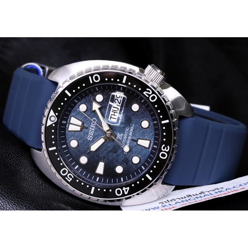 (แถมกล่องแบบพกพา) นาฬิกา Seiko Prospex King Turtle Save The Ocean Special Edition รุ่น SRPF77K / SRPF77K1