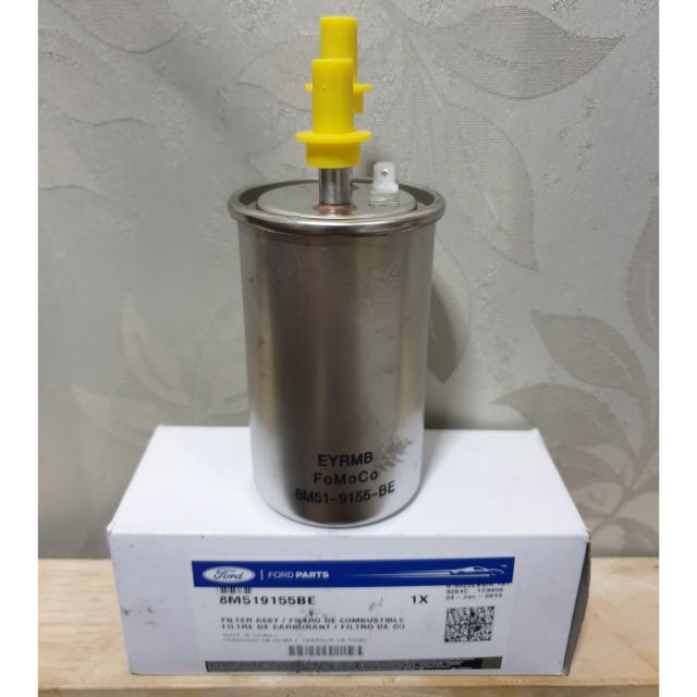 (แท้ ส่งไว มีส่วนลด) กรองน้ำมันเชื้อเพลิง Ford Focus Mk3 2012 - 2017/ Ford Ecosport ( รุ่นใหม่ กล่องแดง Ford Motocraft)