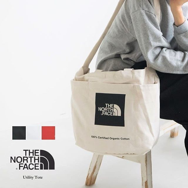 กระเป๋าผ้าสะพายข้าง The North Face - Utility Tote รุ่นพิเศษจากญี่ปุ่น ของใหม่ ของแท้ พร้อมส่ง