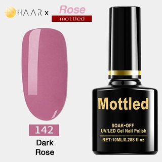 ยาทาเล็บ เจล Gel Nail Polish HAAR x Mottled Rose Tone โทน โรส กุหลาบ สี ชมพู ส้ม โอรส ม่วง จัดจำหน่ายโดย HAAR Distrib...