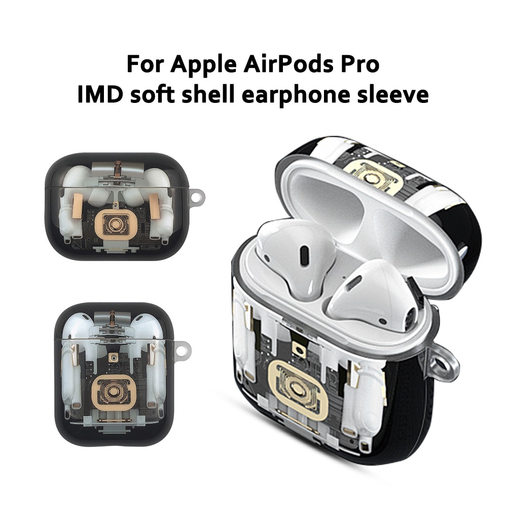 เคสหูฟังบลูทูธ Tpu ลายการ์ตูนตลกสําหรับ Apple Airpods 1/2 Airpods Pro #8