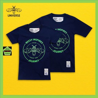 Beesy เสื้อคอกลม ชาย หญิง รุ่น Universe สีกรม