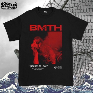 เสื้อยืดผ้าฝ้าย เสื้อยืด พิมพ์ลายวง Bmth Bring Me The Horizon สําหรับผู้ชาย