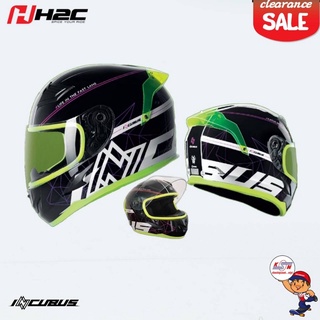 หมวกกันน็อคเต็มใบ ปิดคาง มี 2 สี H2C