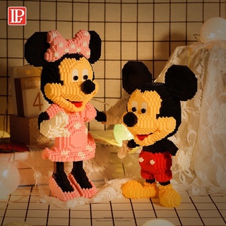 mega toys ตัวต่อนาโน Size Jumbo - Lp 200573 , 200588 Disney - Mickey &amp; Minnie