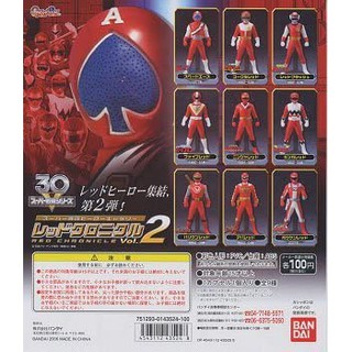 Bandai Super Sentai Hero Gallery Red Chronicle Vol.2 เรนเจอร์ เซนไต ขบวนการ 5 สี โมเดล NEW