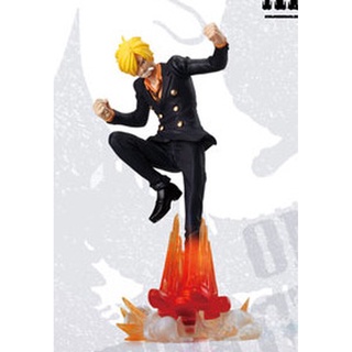 Sanji ของแท้ JP แมวทอง - Attack Motions Bandai [โมเดลวันพีช]