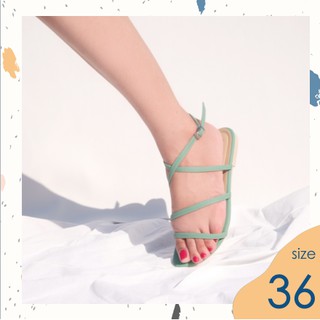 ไซส์ 36 Lea Seafoam รองเท้า Sandal แบบรัดส้น