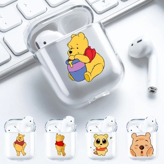 Disney Winnie the Pooh Tws inpods i12 ชุดหูฟังบลูทูธไร้สาย สําหรับ iphone และ android พร้อมเคส