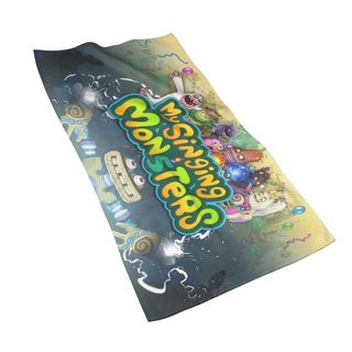 ผ้าขนหนูไฟเบอร์ ลาย My Singing Monsters ขนาด 27.5*15.7 นิ้ว สําหรับอาบน้ํา ทุกเพศ