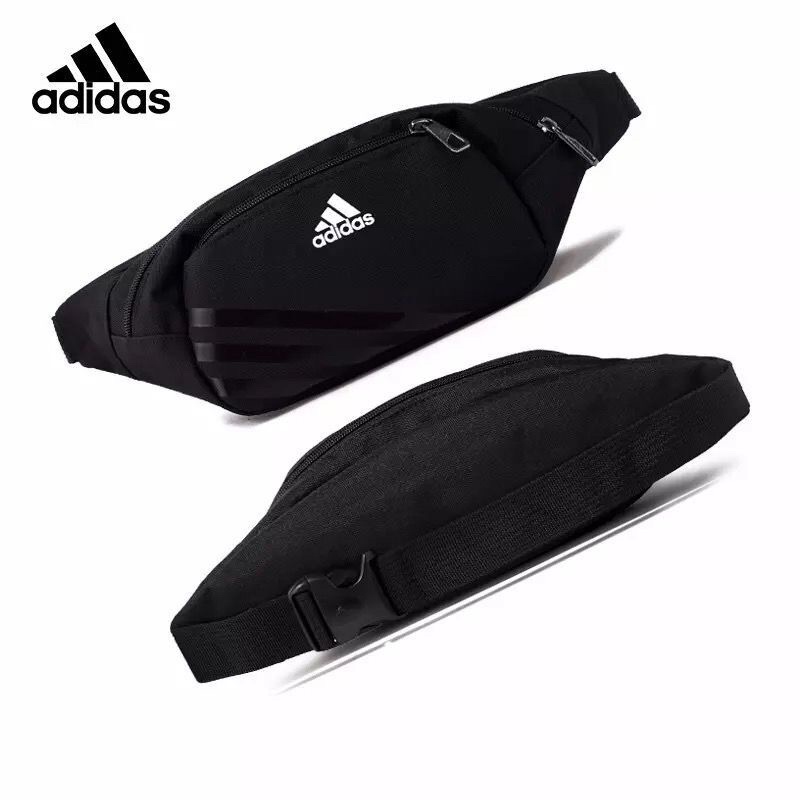 กระเป๋าคาดเอวADIDAS คาดอก ผู้ชายและผู้หญิง คาดเอวนักเรียน สะพาย ทรงสวย เนื้อผ้าดี ลายเรียบ