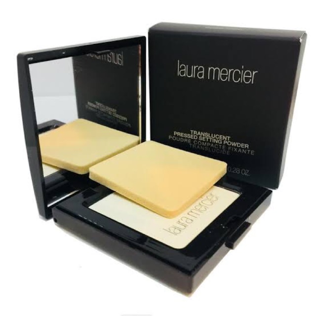 (# Shine Control) Laura Mercier Pressed Setting Powder 8.1g แป้งอัดแข็งสูตรปกป้องความมัน ขนาดปกติพร้