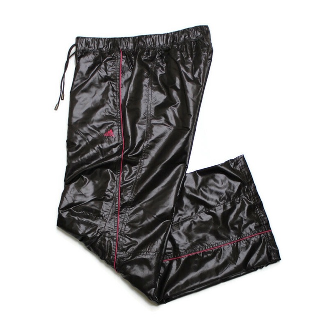 กางเกงวอร์มผ้าร่ม adidas CLIMAPROOF ของแท้ เอว 27-36 นิ้ว กางเกงออกกำลังกาย มือสอง