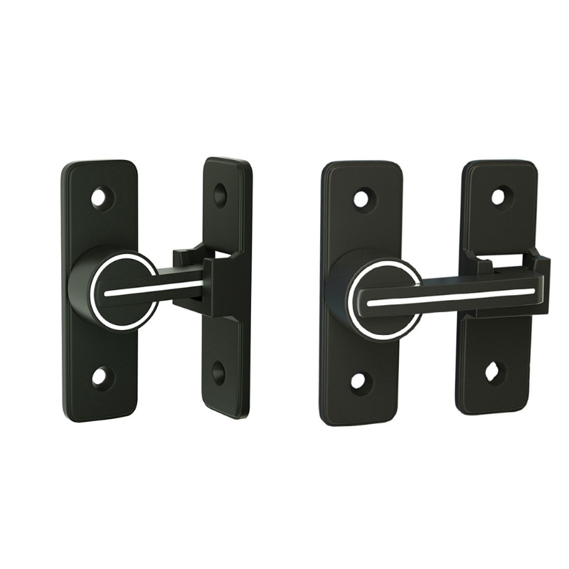 QJ Keyless Twist ล็อคโลหะผสมสังกะสีหมุน Bolt ล็อค 90 180 องศาประตู Latches ความเป็นส่วนตัวสําหรับ La