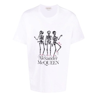 เสื้อยืด ALEXANDER MCQUEEN [NEW] Unisex ลายสวย [Limited Edition]