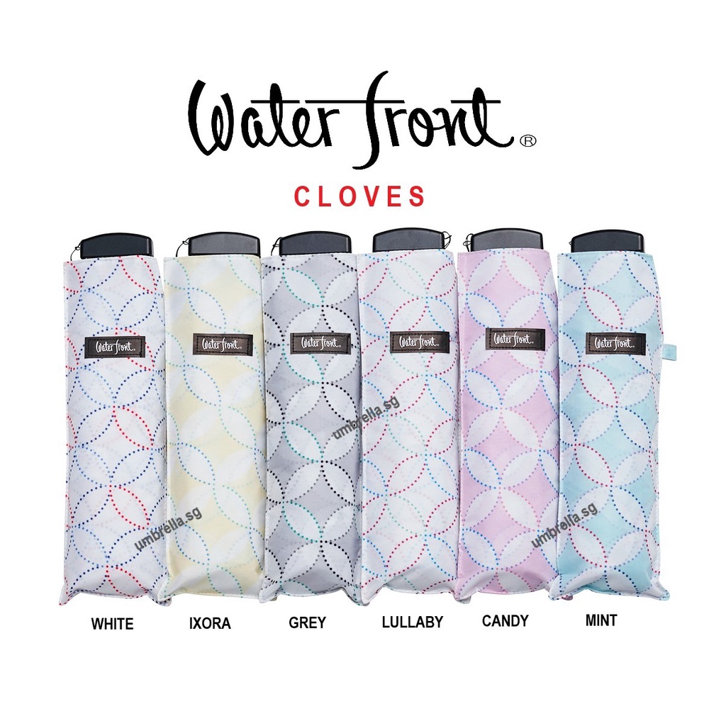 WATERFRONT JAPAN UV CUT 90% CLOVES LARGE UMBRELLA