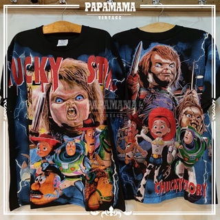 [ CHUCKY STORY ] Promo Shirt All Over Print BOOTLEG เสื้อหนัง OVP papamama vintage