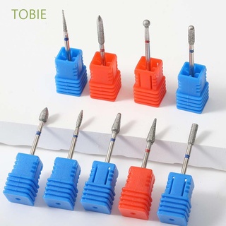 TOBIE Professional Nail Polishing Head Callus Clean Electric Drill Bit Nail Drill Bits Pedicure Tool Tungsten Steel Nail Art Burr Drill Milling Cutter Foot Grinding Head Nail Files Manicure Drill