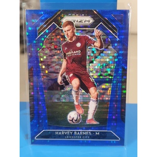 2020-21 Panini Prizm Premier League Breakaway Blue /195 Harvey Barnes #130