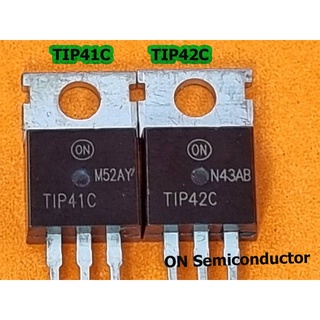 TIP41C TIP42C TO-220 (ON Semiconductor Corporation (ON)ทรานซิสเตอร์แบบเสียบตรง ของแท้นำเข้าจากต่างประเทศ