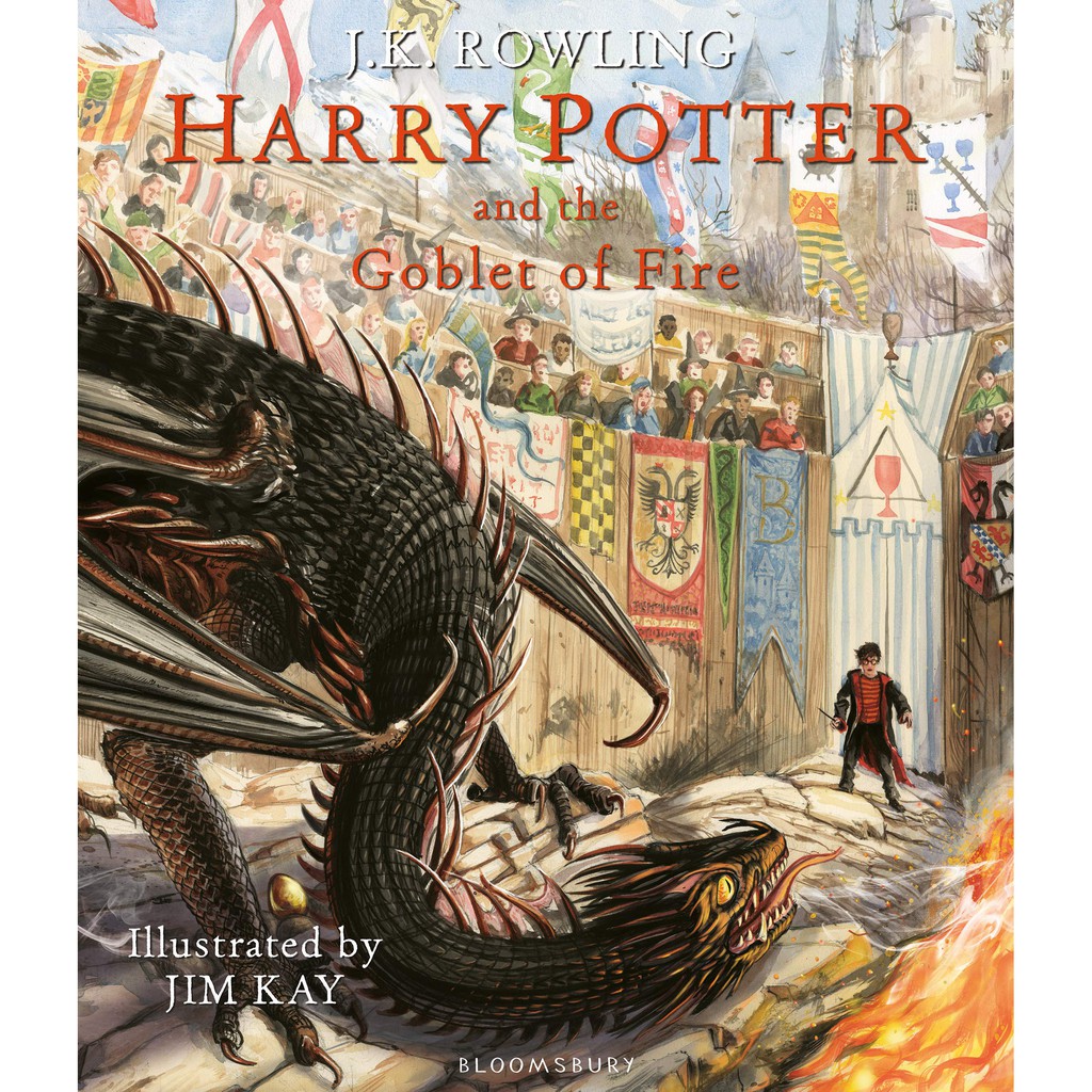 Asia Books หนังสือภาษาอังกฤษ HARRY POTTER AND THE GOBLET OF FIRE (ILLUSTRATED ED)