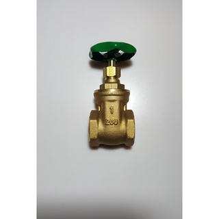 SANWA ประตูน้ำทองเหลือง ขนาด 1 นิ้ว ซันวา Brass gate valve