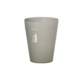 ถังขยะกลม 9 ลิตรDKWHH-204P/6เทาใส 9 liter round trash can DKWHH-204P / 6 clear gray