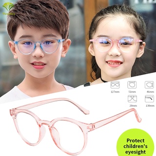 3D Anti Radiation Glasses for kids Anti-Blue Light Round Frame Children Glasses