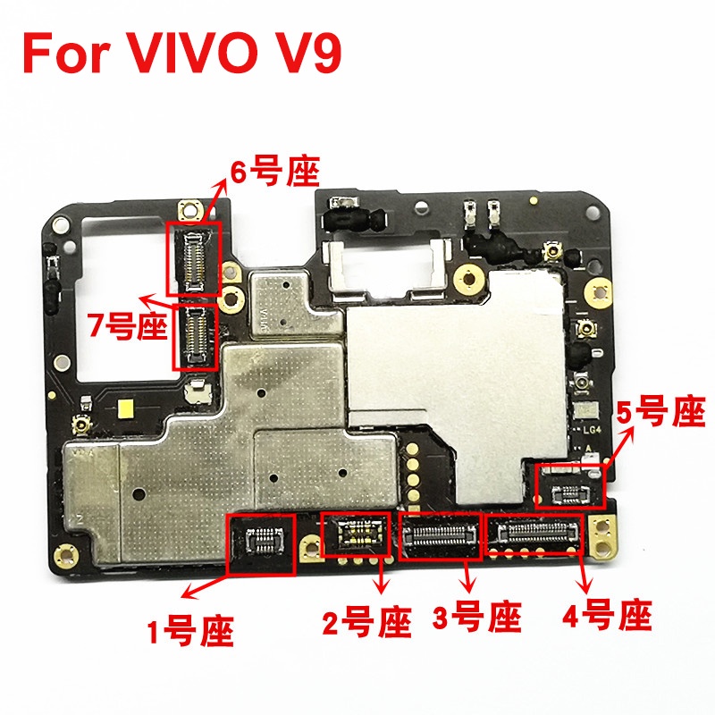 Dock Connector Micro USB ชาร์จพอร์ต FPC Connector สําหรับ VIVO V9 FPC Connector สําหรับ VIVO V9 V 9 