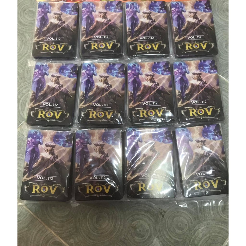 การ์ดROVขายเป็นชุด ชุดละ4แพ็ค