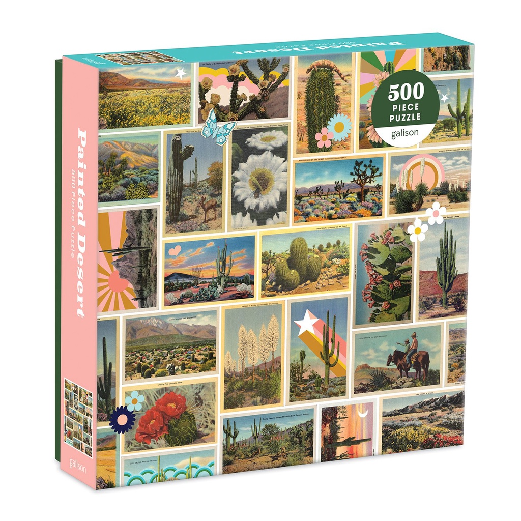 จิ๊กซอว์ 500ชิ้น ลาย Painted Desert 500 Piece Jigsaw Puzzle ยี่ห้อ Galison
