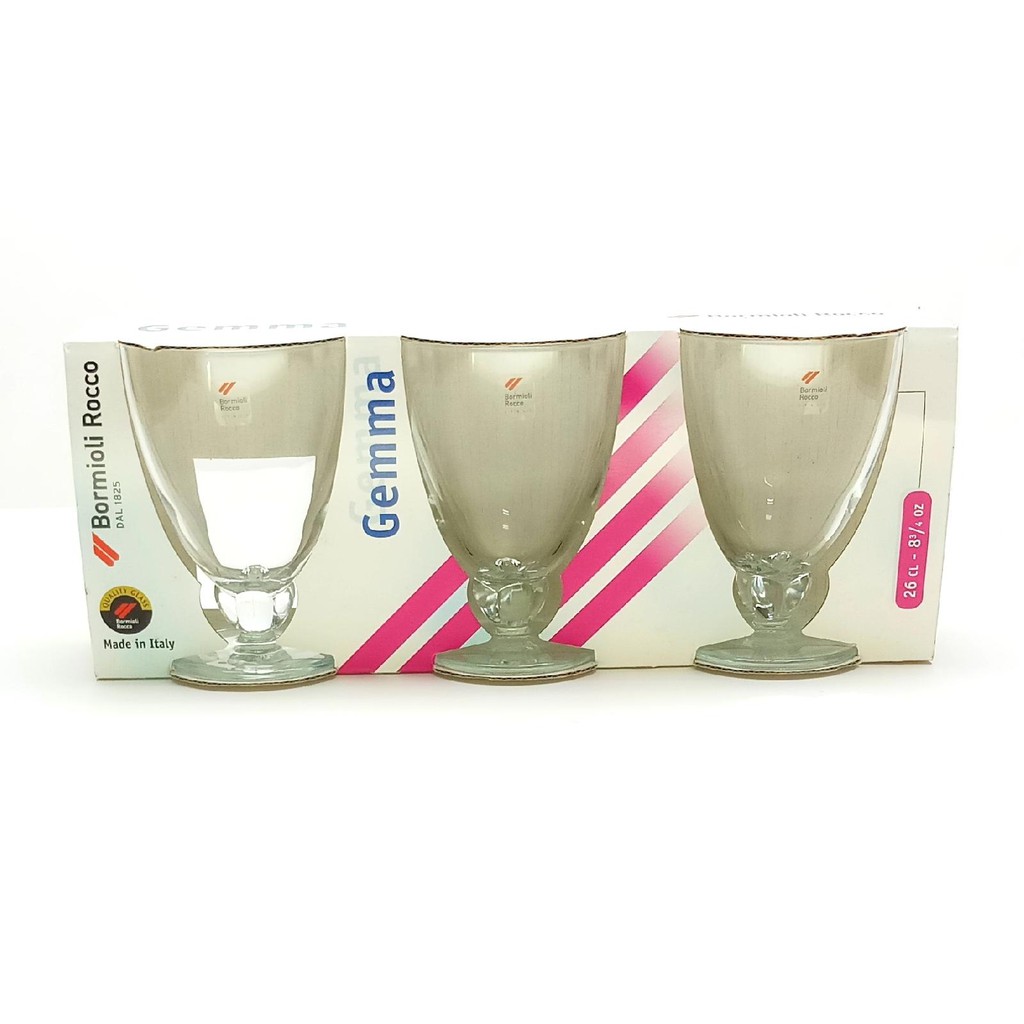 แก้วน้ํา Bormioli Rocco Gemma 26Cl (3 ชิ้น)