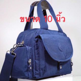 🎒💼👛กระเป๋าทรงถือ+สะพายผ้าร่ม  รุ่น LK-7802 ขนาด 10"  มีทั้งหมด  4 ซิป + 1 ช่องด้านหน้าเป็นกระดุมแปะแม่เหล็ก