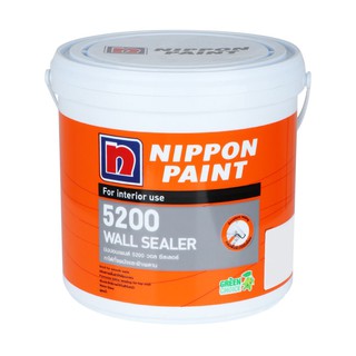 สีรองพื้นปูนใหม่ NIPPON 5200 1 แกลลอน ปกป้องผนังบ้านให้มีอายุการใช้งานยาวนานด้วย สีรองพื้นปูนใหม่ จากแบรนด์ NIPPON PAINT