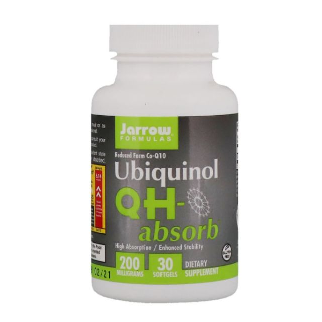 💚CoQ10​💢Jarrow Formulas​ Ubiquinol​ QH-Absorb.Kaneka​ 200mg🌷pqq​ โคคิวเท็น Ovaboost conceiveแอนตี้ออ